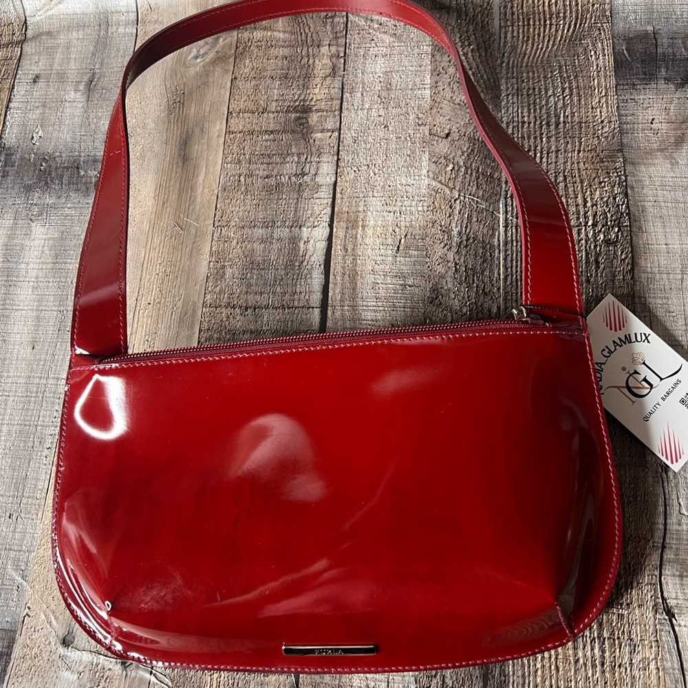 Furla  Red patent leather small Women's Bag - Picture 4 of 15